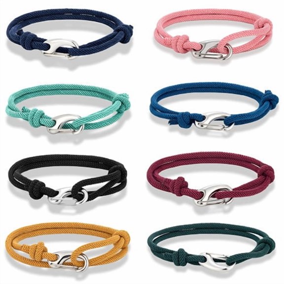 Stainless Steel Lobster Buckle Simple Double-layer Milan Rope Couple