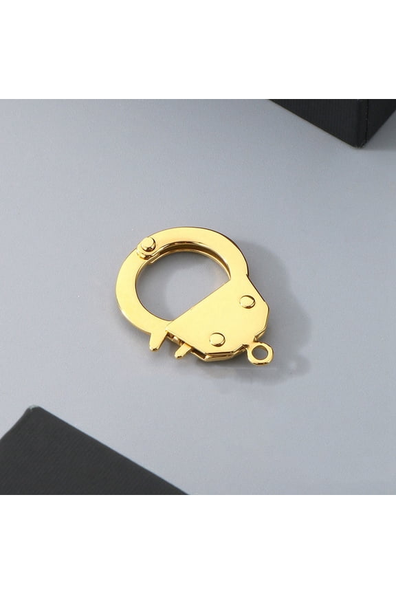 Stainless Steel Lobster Claw Clasps Ring Golden 25x18mm Stainless Steel