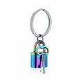 thumbnail image 1 of Stainless Steel Lock with Key Urn Locket Cremation Jewelry for Ashes Urn Keyring Lockets for Ashes Keepsake Keychain Memorial Jewelry, 1 of 5