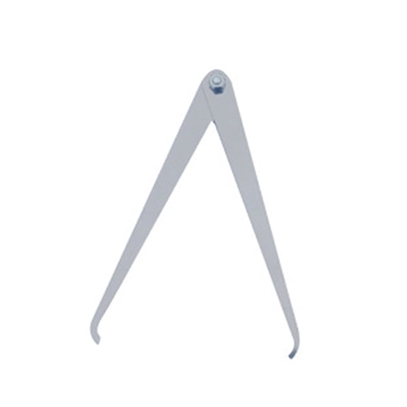Stainless Steel Long Firm Joint Metal Measurement with Straight-Leg Inside Caliper Tool used for Measuring Pottery Clay