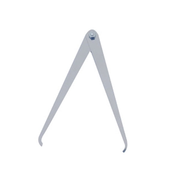 Stainless Steel Long Firm Joint Metal Measurement with Straight-Leg Inside Caliper Tool used for Measuring Pottery Clay