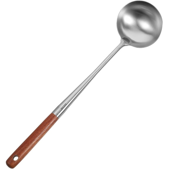 Stainless Steel Long Handle Cooking Spoon for Fried Rice Stirring and Serving