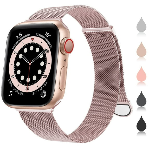 Stainless Steel Loop for Apple Watch Bands 38mm 40mm 41mm 42mm 44mm 45mm 46mm 49mm, Magnetic Clasp Replacement iWatch Bands for Series Ultra SE 10 9 8 7 6 5 4 3 2 1,Women & Men Watch Strap for Apple