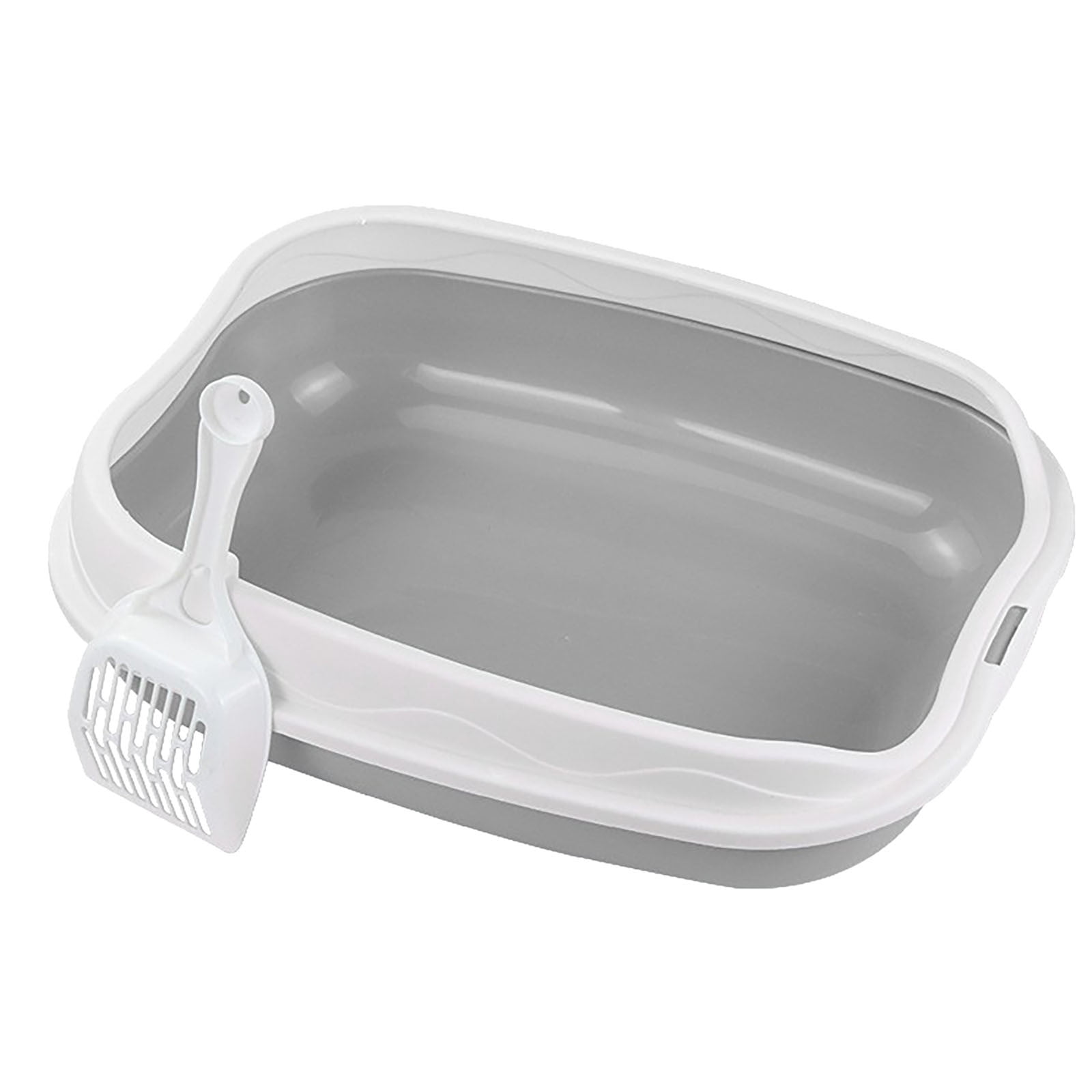 Fresh Look at Stainless Steel Low Entry Litter Box Small Size Metal Cat