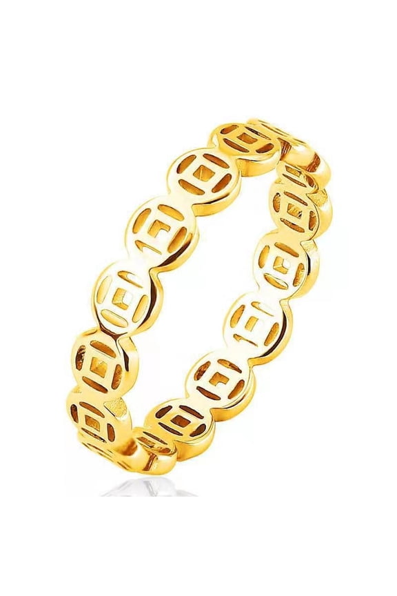 Stainless Steel Lucky Ring