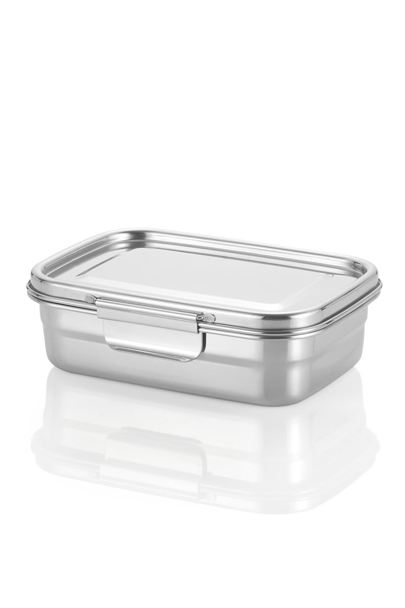 Stainless Steel Lunch Box, Bento Box - Set Of 2 - 1260 ml