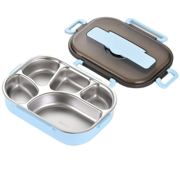 Stainless Steel Lunch Box for Hot Food, Ongmies Lunch Box for Adults - Stainless Steel Food Container with Compartments, Reusable Lunch Warmer for Heating, Perfect for Work, Men & Women,