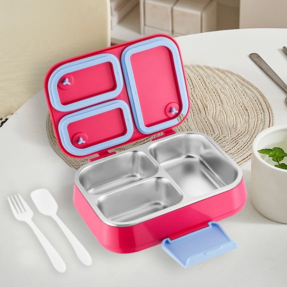 Stainless Steel Lunch Box, Insulated Meal Container, Leak-Proof Compartments, Microwave Reliable Design, for Daily Meals on the Go