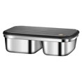 thumbnail image 1 of Stainless Steel Lunch Box with Lid | Insulated Bento Box for Adults Teens | 304 Stainless Steel Food Container | Leakproof Compartment Lunch Box for Work Office, 1 of 3