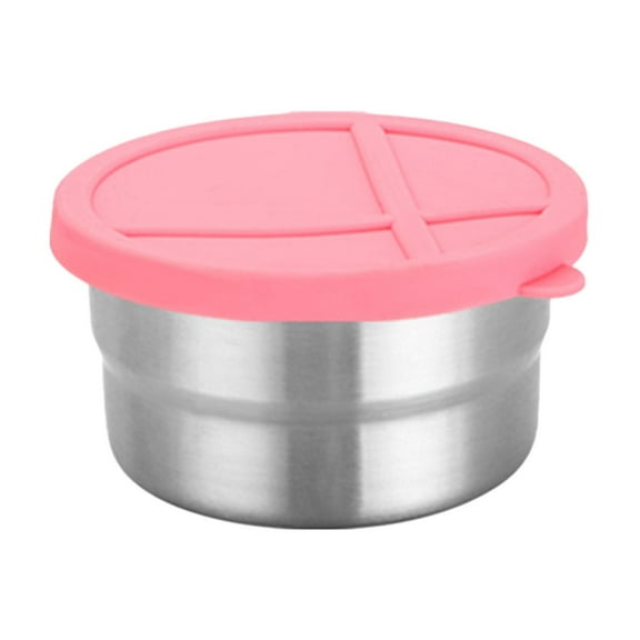Stainless Steel Lunch Box with Silicone Seal Set Airtight Food Container Bento Snack Box for Office Travel
