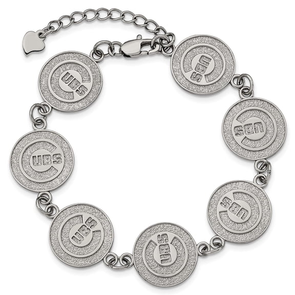 Women's Chicago Cubs Logo Bracelet with Extension