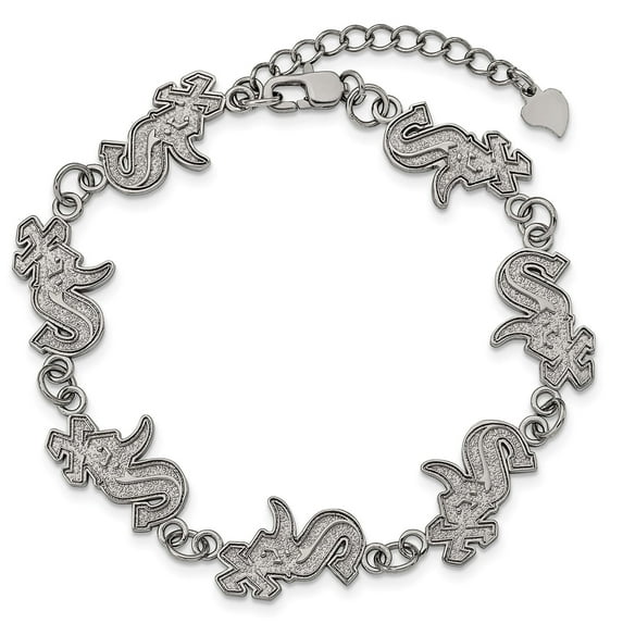 Women's Chicago White Sox Logo Bracelet with Extension