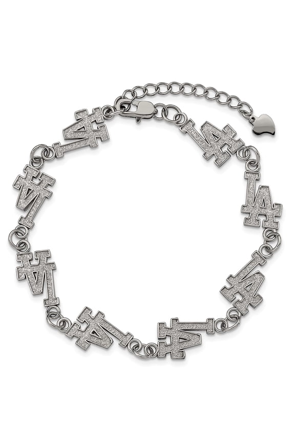 Women's Los Angeles Dodgers Logo Bracelet with Extension
