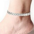 thumbnail image 1 of Stainless Steel Magnetic Anklets for Women, 24cm, Ankle Bracelets, Fashion Health Jewelry,Gift for Mom Wife, 1 of 5