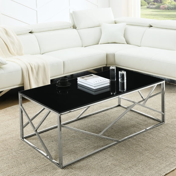 Stainless Steel Main Material / Bedroom Styling / Polished Coffee Table