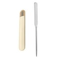 thumbnail image 1 of Stainless Steel Makeup Spatula Tool Korean Beauty Instrument For Foundation Application, 1 of 5