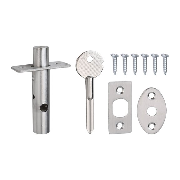 Stainless Steel Manager Tubewell Key Mortise Lock Hardware With Key Screw Household Improvement Door Hardware Replacment Lock