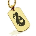 thumbnail image 1 of Stainless Steel Manaia (Guardian Spirit) Maori Symbol Dog Tag Pendant Necklace, 1 of 3