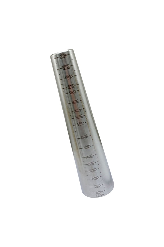 Stainless Steel Mandrel with Engraved Measurements Suitable for Professional Jewelers and Handcrafting Needs