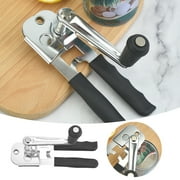 Stainless Steel Manual Can Opener Multifunctional Heavy Duty 360 Hand Crank With Comfortable Grip Kitchen Gadgets Bakeware Set Kitchen Tools Set