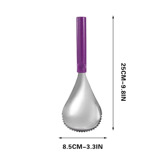Stainless Steel Manual Fruit Extractor, Multifunctional Pulp Separator and Corer with Ergonomic Grip