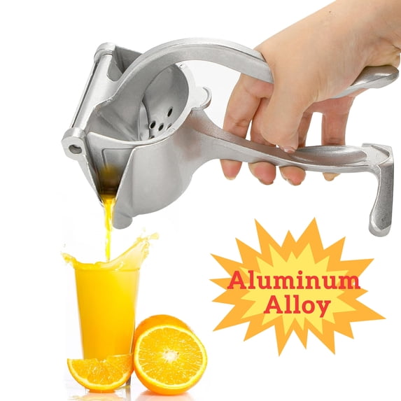 Stainless Steel Manual Fruit Juicer Heavy Duty Hand Press Extractor, Detachable Citrus Grinder Kitchen Gadget for Fresh Fruit Juice Making, Durable Manual Squeezer for Home Kitchen, AKLJWH