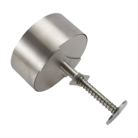 Stainless Steel Manual Hamburger Patty Press | Kitchen Tool for Uniform Beef, Chicken & Veggie Burgers | Easy to Clean Meat Presser | Includes 1 Press