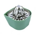 thumbnail image 1 of Stainless Steel Manual Juicer & Egg Separator - Multifunction Kitchen Tool for Fruit Pressing and White Separation, 1 of 5