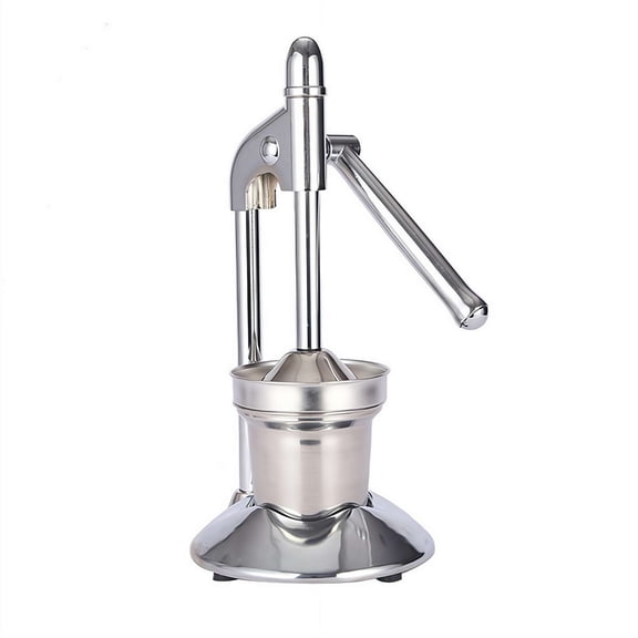 Stainless Steel Manual Juicer Hand Press, Heavy Duty Countertop Squeezer for Lemon Lime Grapefruit Pomegranate