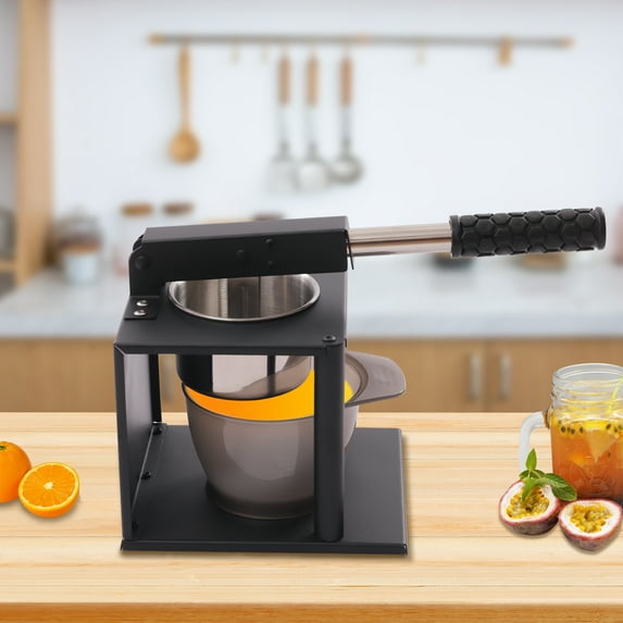 Stainless Steel Manual Juicer & Potato Press for Fruits & Vegetables - Easy to Use, High Efficiency, Durable, Safe, & Low Noise, Ideal for Baby Food & Healthy Juices