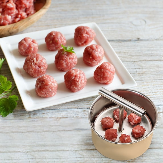 Manual Meatball Maker Machine Stainless Steel Kitchen Tool for Effortless Homemade Food Blending