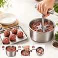 thumbnail image 1 of Stainless Steel Manual Meatball Maker Press Tool, Hand Operated Meat Ball Making Tool for Home Cooking, 1 of 9
