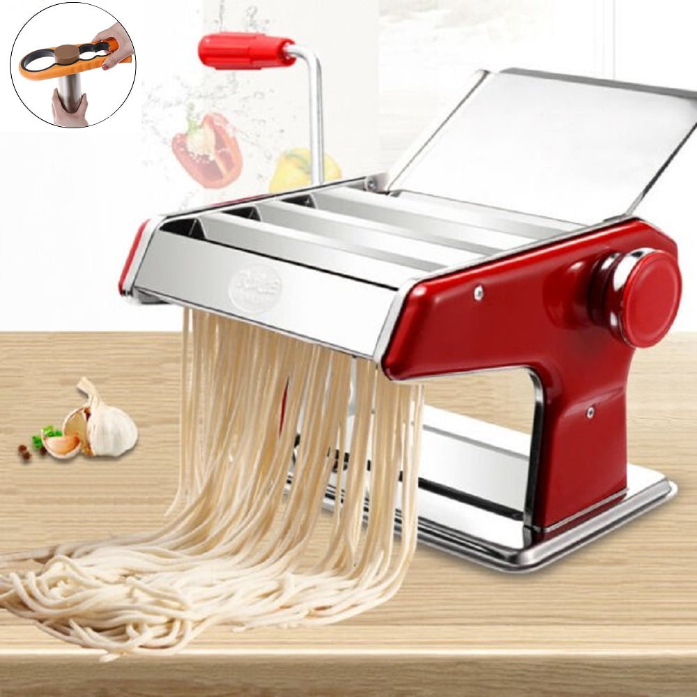 Stainless Steel Manual Pasta Maker Machine With Adjustable