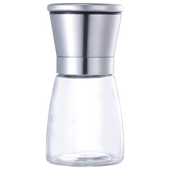 Stainless Steel Manual Pepper Grinder Bottle, Adjustable Coarseness Handheld Spice Mill For Kitchen, Cooking And Dining