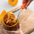 thumbnail image 1 of Stainless Steel Manual Pumpkin Carving Tool with Non Handle for Kitchen Vegetable Slicing and Decorating, 1 of 8