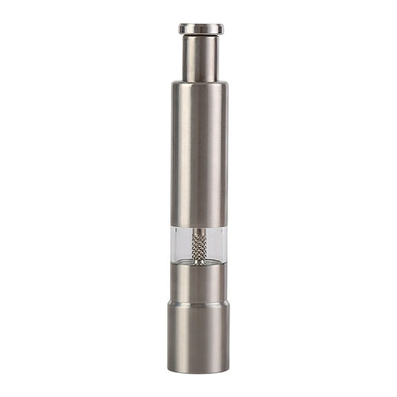 Stainless Steel Manual Spice Grinder Multi-Purpose Kitchen Tool Adjustable Coarseness for Fresh Flavors Easy Refill Perfect for Home Cooking Gourmet Meal Preparation Akmoler
