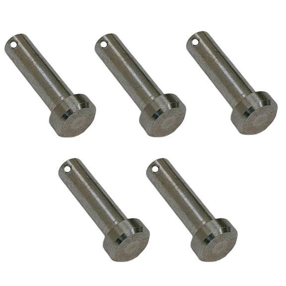 Stainless Steel Marine 1/4" Clevis Pin Round Fastener Pin Yacht Sailing 5 Pcs