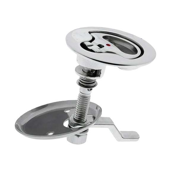 Stainless Steel Marine Handle Floor Lock Corrosions Resistant Keyless Flush Pull Latches for Marine Boat Door