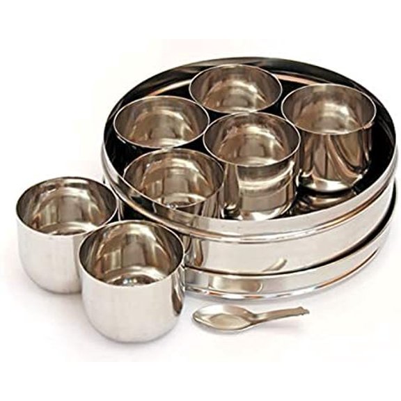 Stainless Steel Masala Box, Spice Box, Masala Dabba, Spice Container, Indian Spice Box, Kitchen Spice Box, Spice Box for Chefs$$