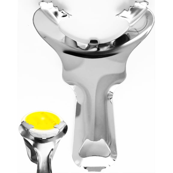 Stainless Steel Mason Jar Opener - No Lid Dents or Damage, Easy Twist Handheld Tool for Canning, Bottles & Various Jar Lids