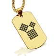 thumbnail image 1 of Stainless Steel Masonic 47th Problem of Euclid Symbol Dog Tag Pendant Necklace, 1 of 3