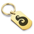 thumbnail image 1 of Stainless Steel Matau (Fish Hook) Maori Symbol Dog Tag Keychain Circle Ring, 1 of 2