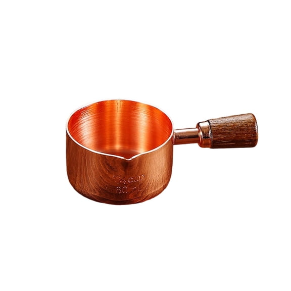 Stainless Steel Measuring Cup,1/4 Cup Rice Measuring Cups (2.11 oz | 60 ml),Single Measure Cups,Kitchen Gadgets,Metal Measure Scoop for Cooking Baking,Laundry Detergent,Wet and Dry Ingredients