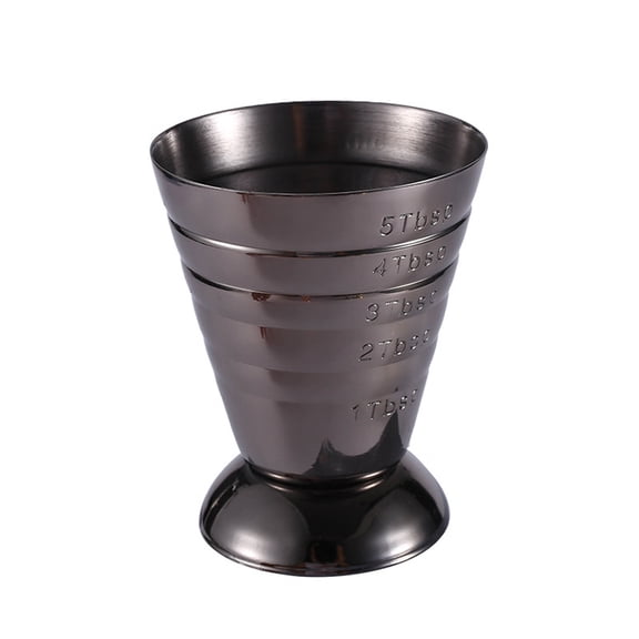 Stainless Steel Measuring Cup, 2.5 oz, 75 ml, 5 Tbsp, Cocktail Jiggers