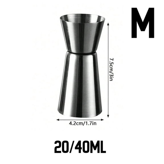 Stainless Steel Measuring Cup Cocktail Shaker Peg Measurer Jigger Dual Shot Drink Alcohol Capacity Shaking Bottle Party Bar Tool