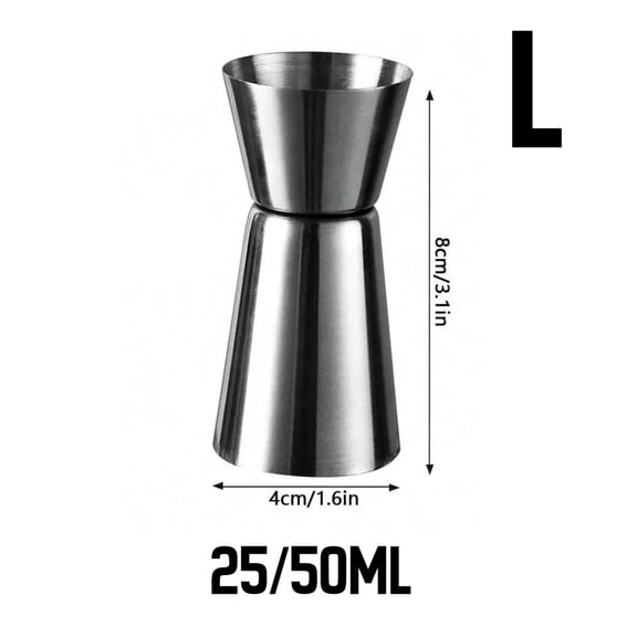 Stainless Steel Measuring Cup Cocktail Shaker Peg Measurer Jigger Dual Shot Drink Alcohol Capacity Shaking Bottle Party Bar Tool