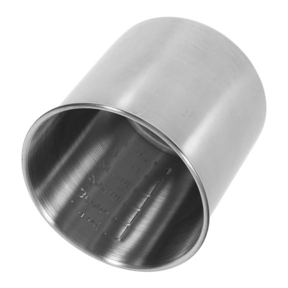 unbranded Stainless Steel Measuring Cup No Handle Rice Measuring Cups Baking Measuring Cup 350ml Measuring Cup with Clear Scale for Kitchen Use