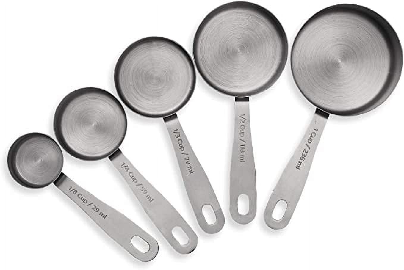 Slofoodgroup Measuring Cup Set - 7 Piece Stainless Steel Measuring Cups 