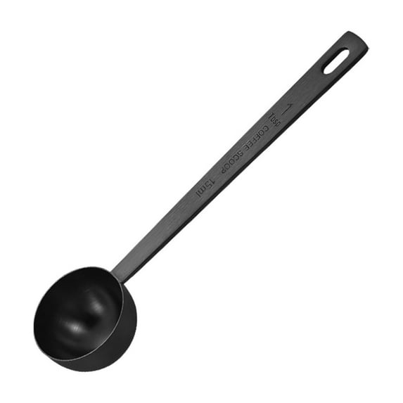 Stainless Steel Measuring Spoon, 15ml Long Handle Coffee Scoop, Kitchen Baking Measuring Tool, Metal Teaspoon for Seasoning, Accurate Food Scale Replacement for Coffee Prep & Baking