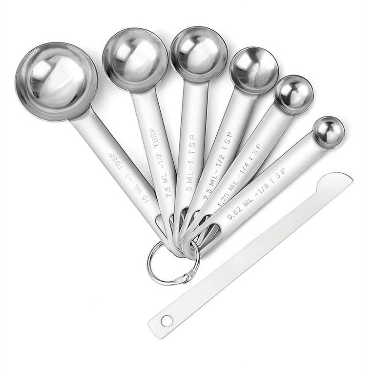 Stainless Steel Measuring Spoons Cups Set, Small Tablespoon